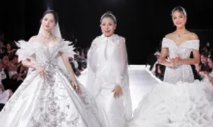 H'Hen Niê, Hương Giang cùng dàn mỹ nhân diễn đầm cưới