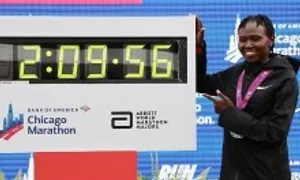 Runner Kenya được công nhận kỷ lục marathon nữ Runner Kenya được công nhận kỷ lục marathon nữ